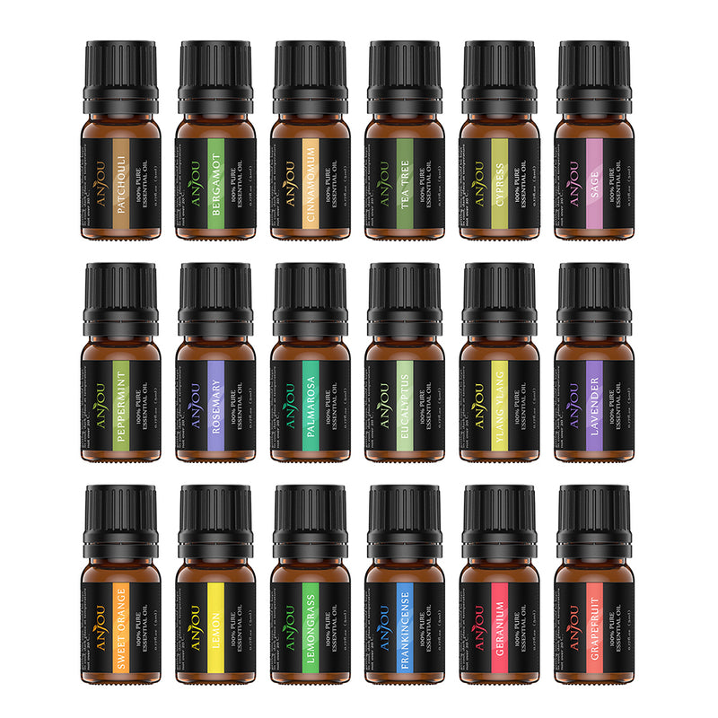 Essential Oils 18PCS Upgraded Gift Set Pure & Therapeutic Grade-Anjou