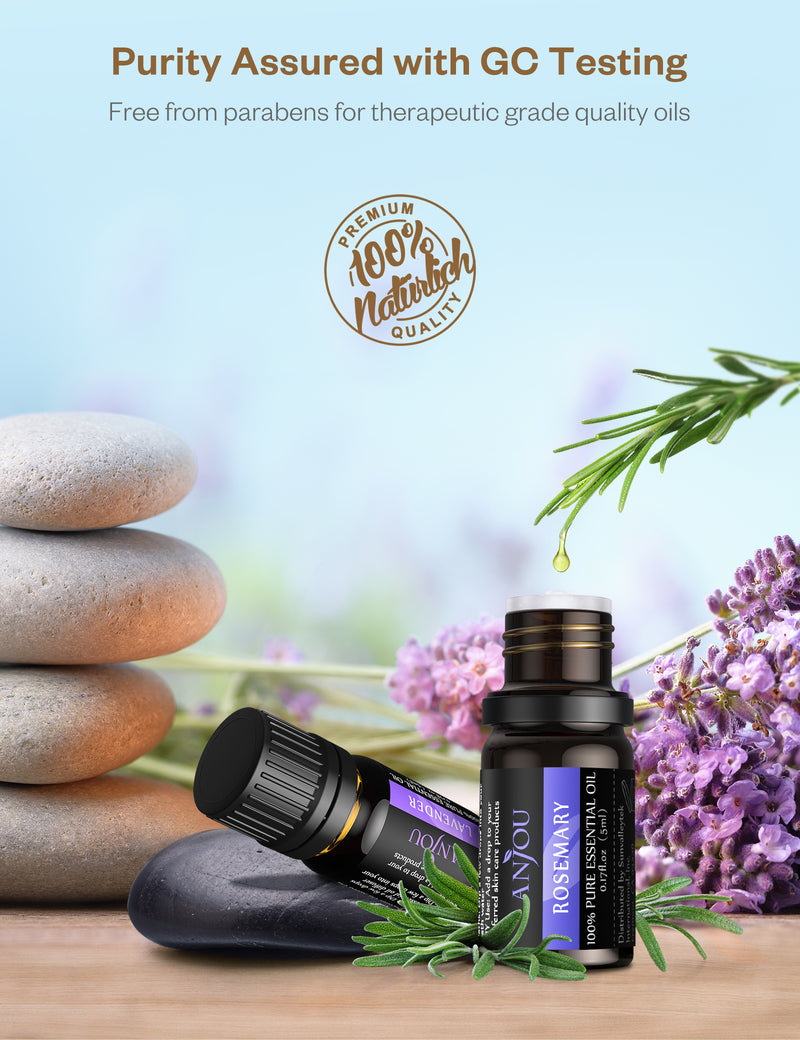 Aromatherapy Essential Oil Diffuser Gift Set, 13 Count-Anjou
